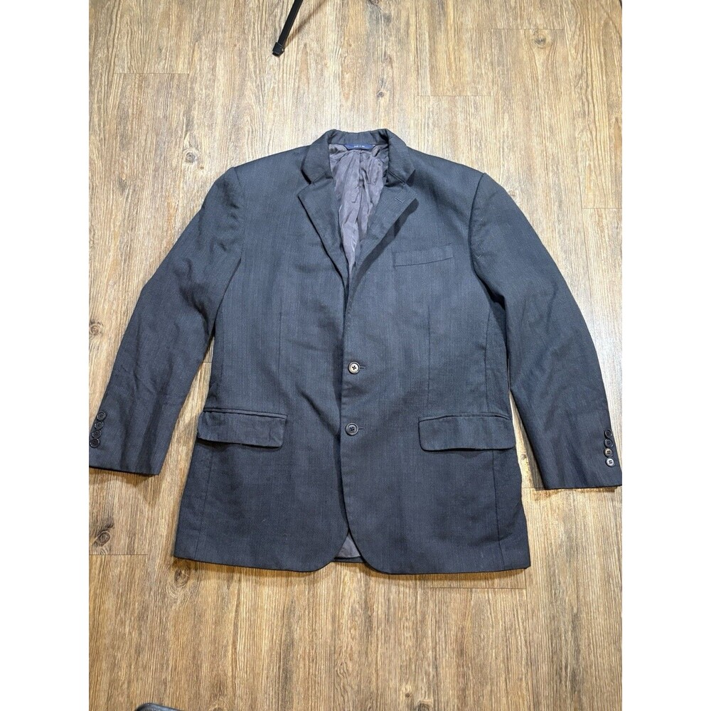 Brooks Brothers Blazer Jacket Mens Saxxon Wool 1818 Madison Fit Gray Size 42R